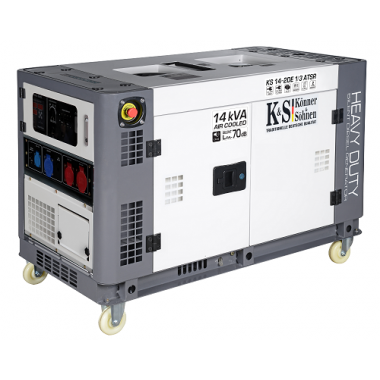 Generator de curent diesel insonorizat KS 14-2DE 1/3 ATSR